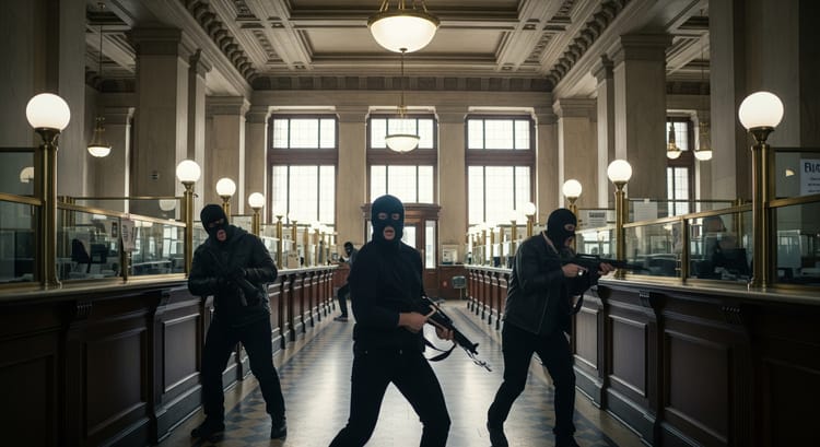 El Golpe en el Banco del Centro 🔫