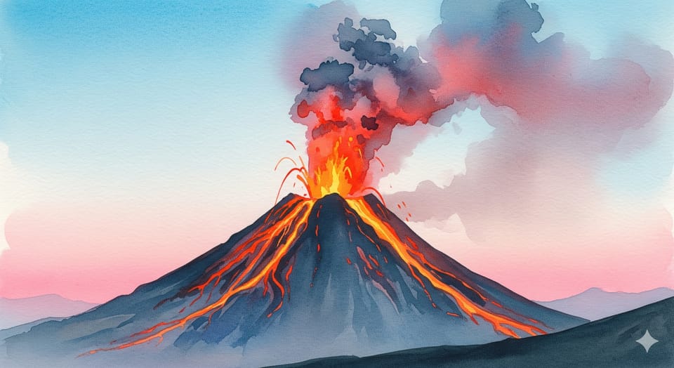 El rugido del volcán 🌋